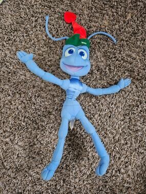 Disney Pixar Mattel A Bug's Life 1998 Flik Plush Christmas 17"